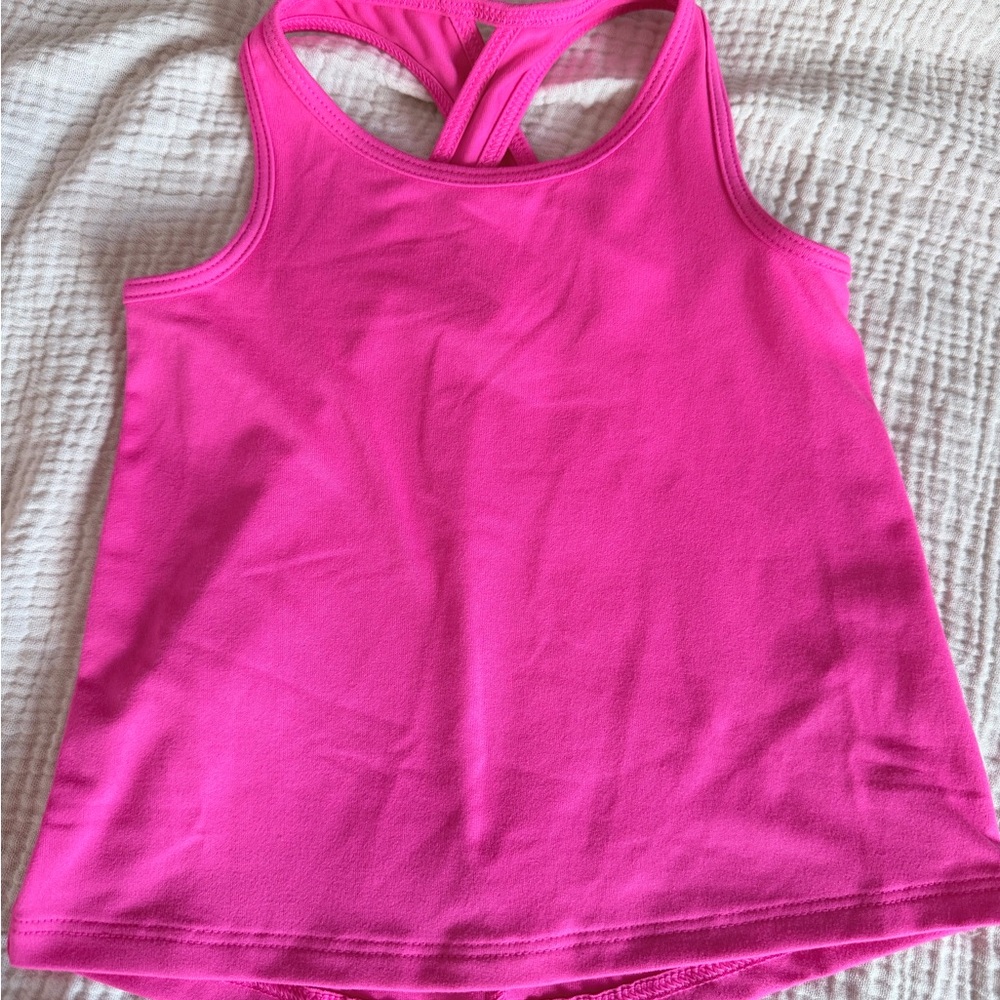 jumping beans Bright Pink Racerback Tank Top